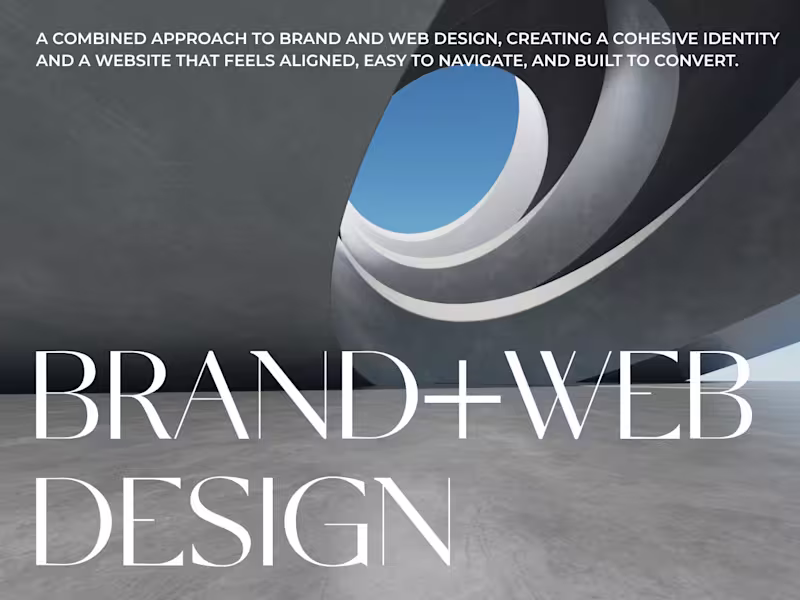 Cover image for Brand + Web Design