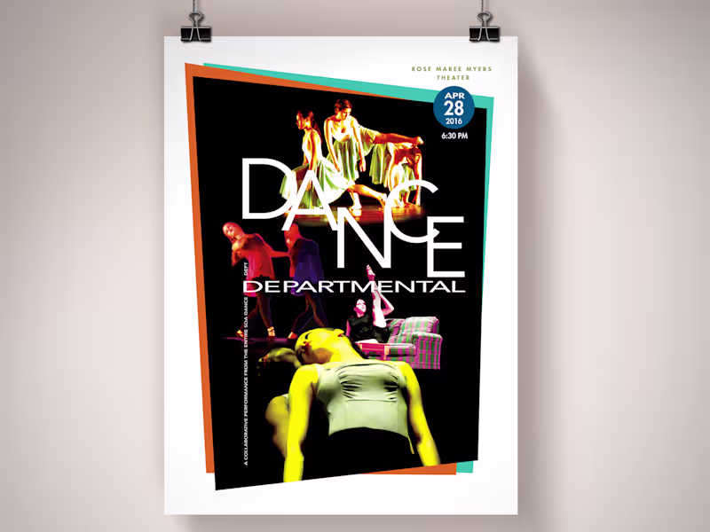 Cover image for Campaign created for School of the Arts Dance Department. Ex...