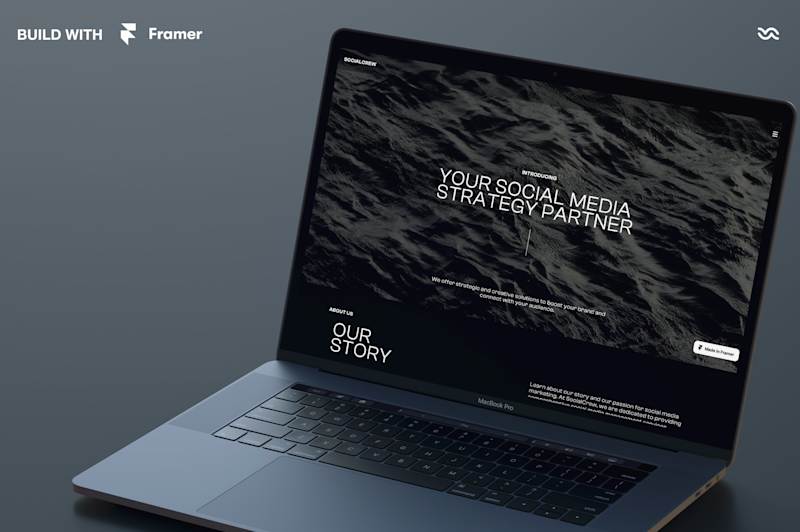 Cover image for Social Media Agency Template in Framer