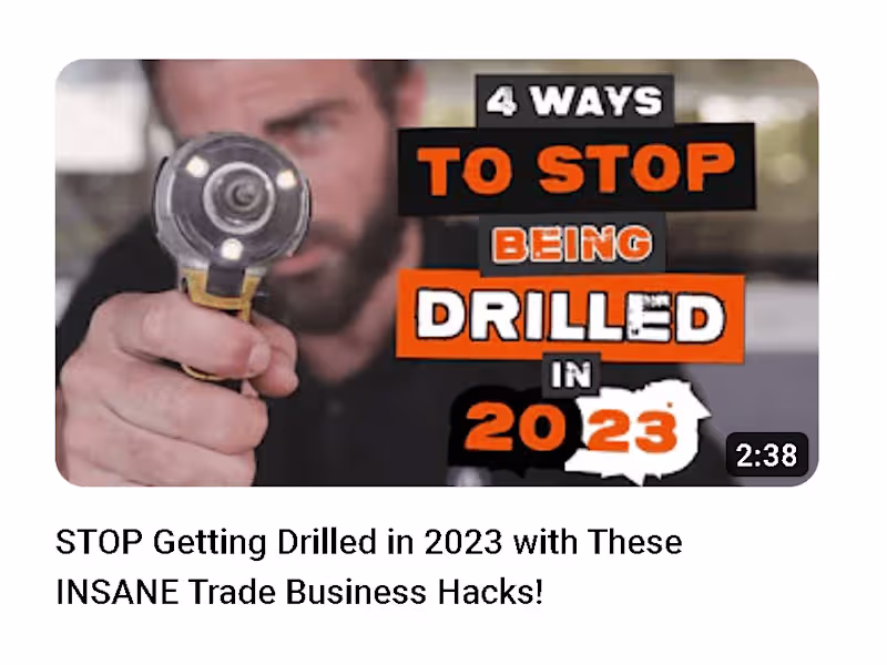 Cover image for STOP Getting Drilled in 2023 with These INSANE Trade Business H…