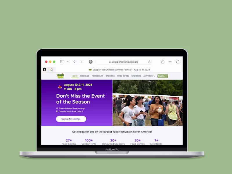 Cover image for Revamped the website, resulting in over 20,000 sign-ups. 
