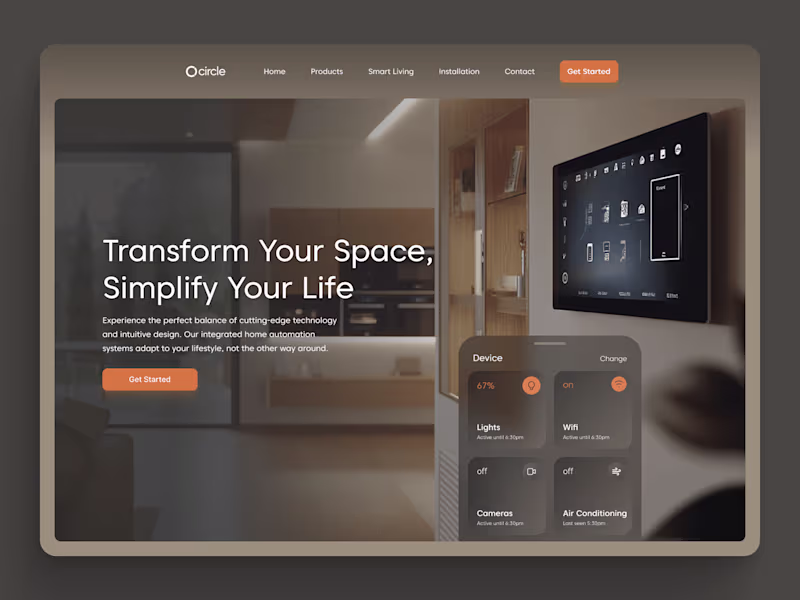 Cover image for Home Automation Website