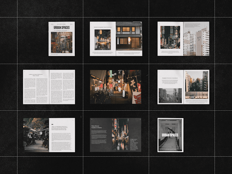 Cover image for Urban Spaces - Magazine Design