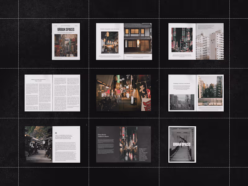 Cover image for Urban Spaces - Magazine Design