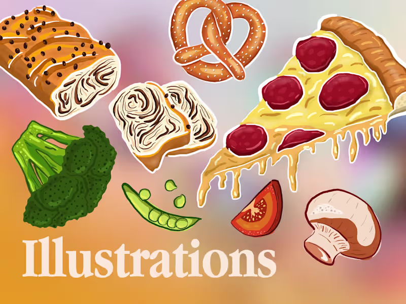 Cover image for Illustrations for brands and social media content.