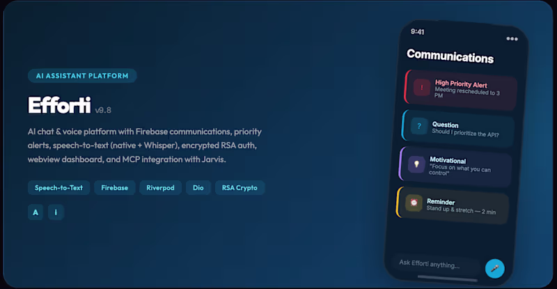 Cover image for A mobile AI assistant platform