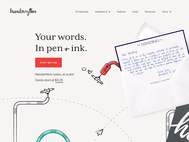 Cover image for Handwrytten