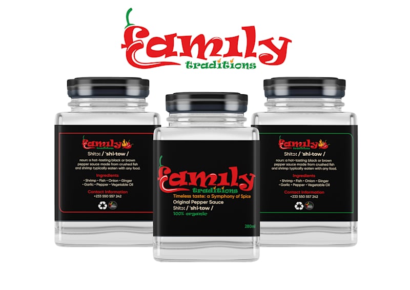 Cover image for Label design for Family Traditions