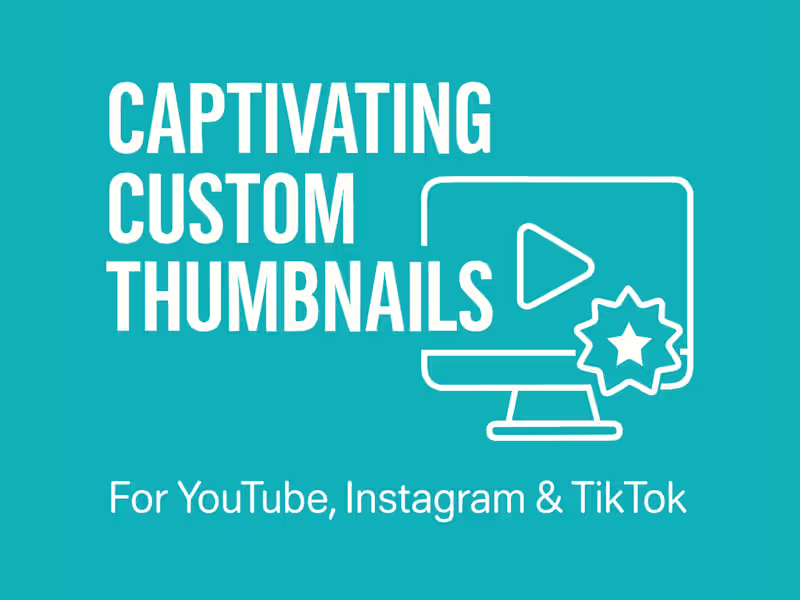 Cover image for Scroll-Stopping Thumbnails for YouTube, Reels & More