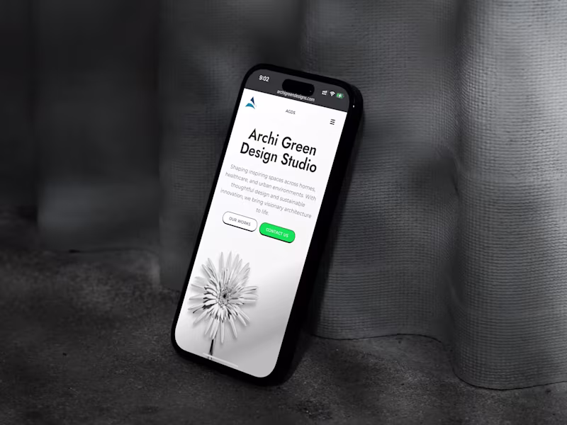 Cover image for Custom Website Development for Archi Green Design Studio