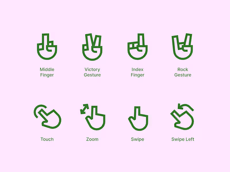 Cover image for Gesture Icon Pack