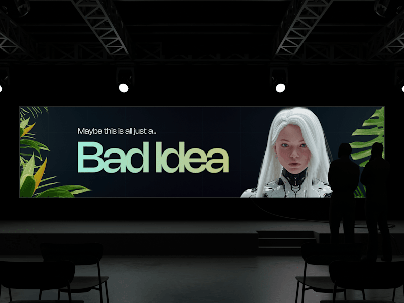 Cover image for Bad Idea AI: Front-End Website & Marking Graphics