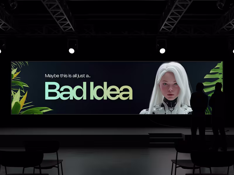 Cover image for Bad Idea AI: Front-End Website & Marking Graphics