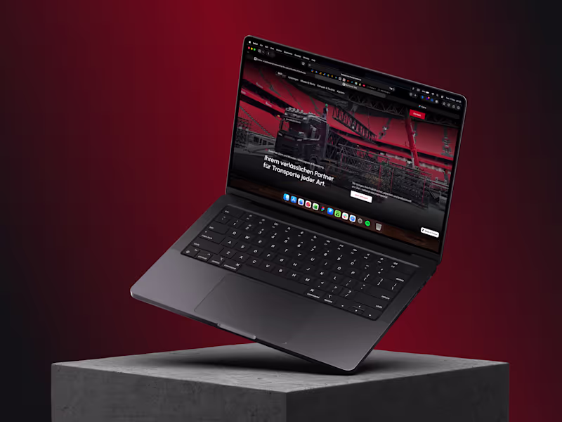 Cover image for Logistics One-Pager – Framer Build (BKD Service)