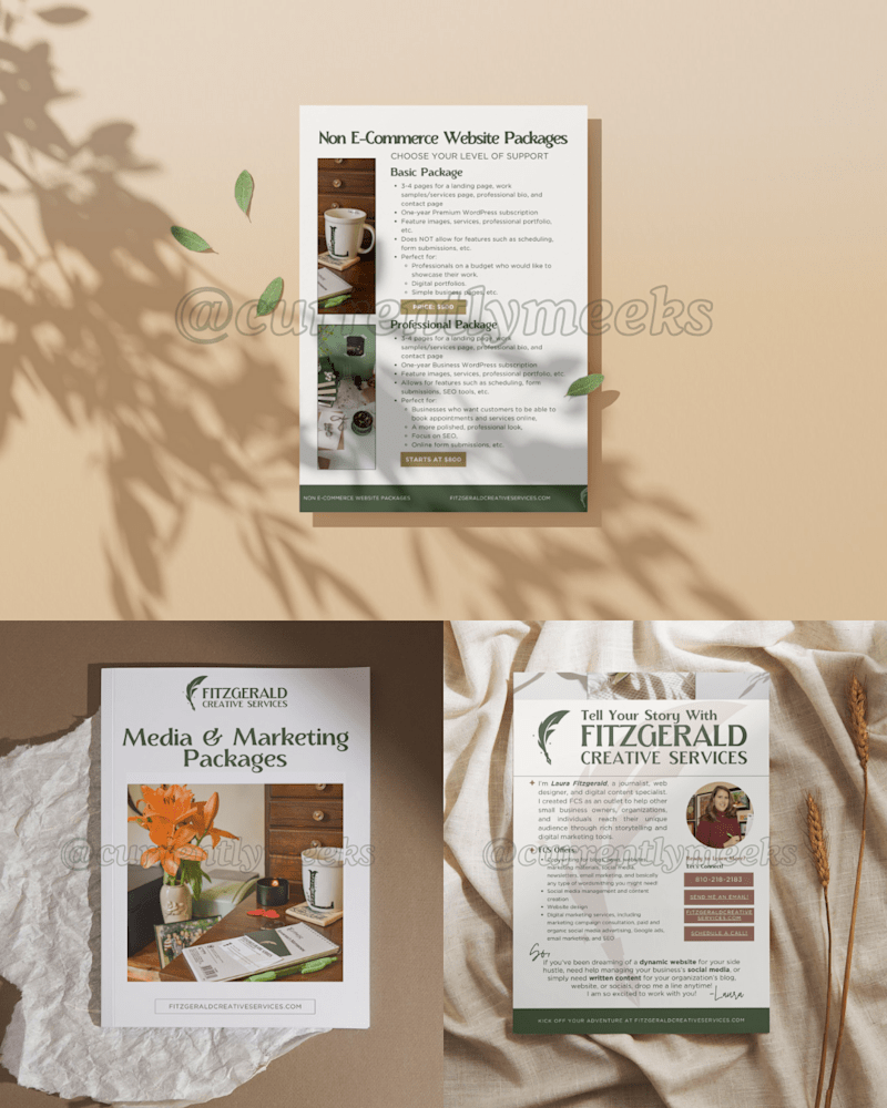 Cover image for Brand & Marketing Collateral for Fitzgerald Creative Services