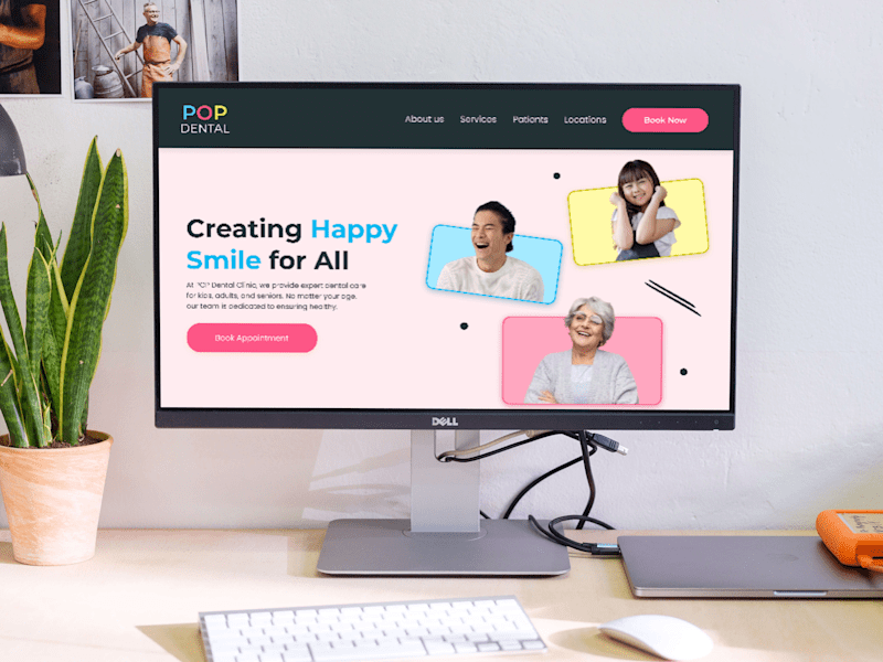 Cover image for POP Dental - Dental Clinic Website