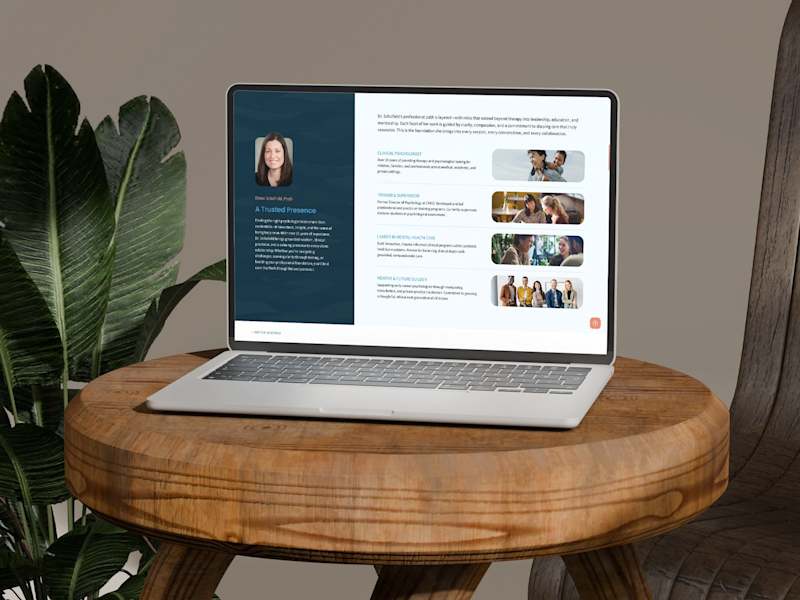 Cover image for Website Design for Schofield Psychological