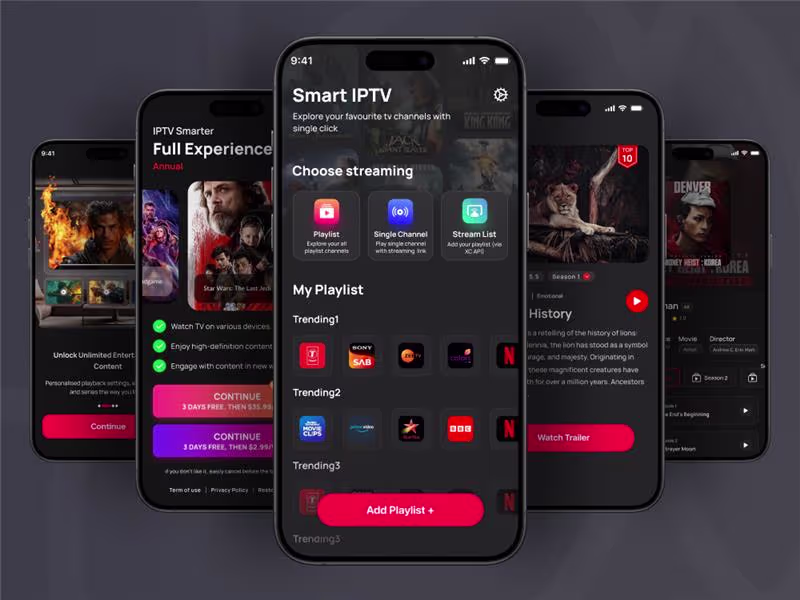 Cover image for IPTV App for Apple and Android Platforms