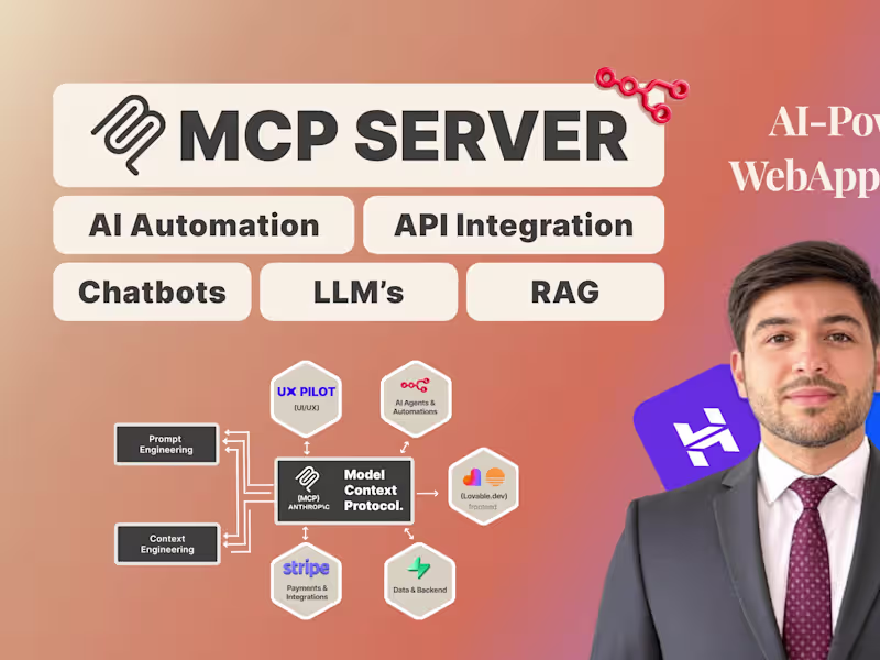 Cover image for Conversational AI & AI Automation Expert | n8n, VAPI, ElevenLab