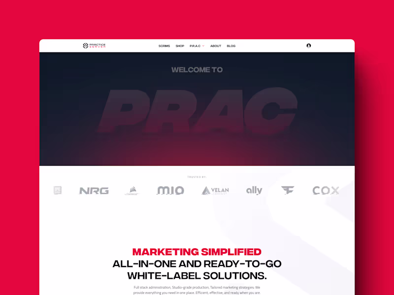 Cover image for Practice Server Framer Site