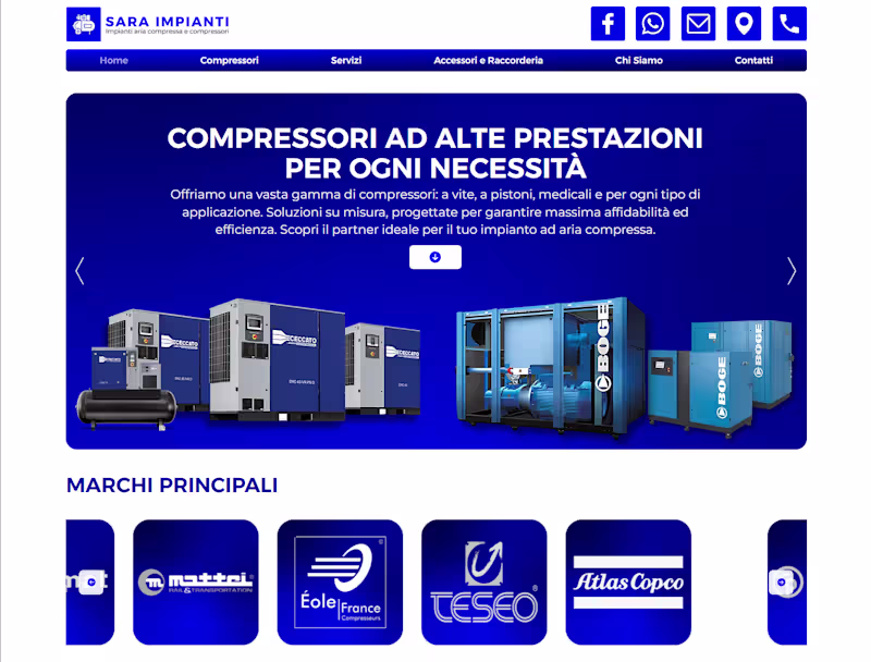 Cover image for Sara impianti compressori