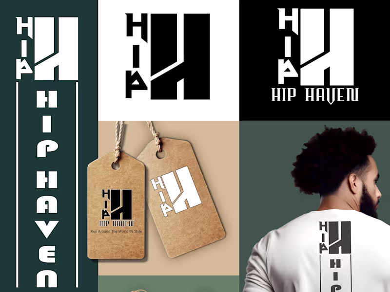 Cover image for Logo Design Clothing Brand " Hip Haven " - YouTube