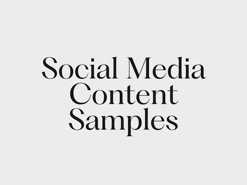 Cover image for Social Media Content