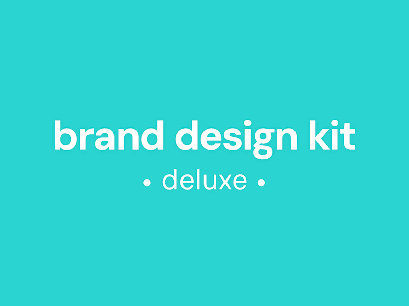 Cover image for Brand Design Kit - Deluxe