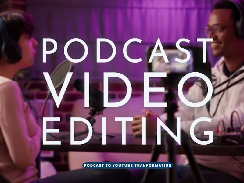 Cover image for Podcast Video Editing: Premium Podcast Videos 