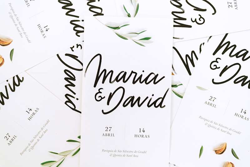 Cover image for Wedding stationery | Maria & David