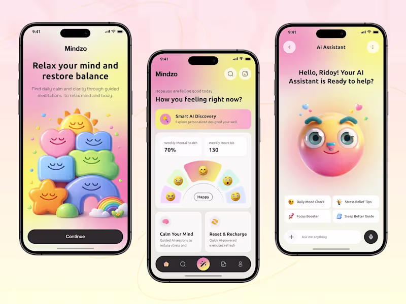 Cover image for Emotion & Mood Tracker App