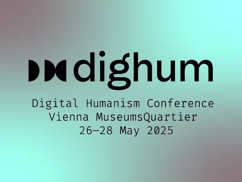 Cover image for Motion Graphics for Digital Humanism Conference