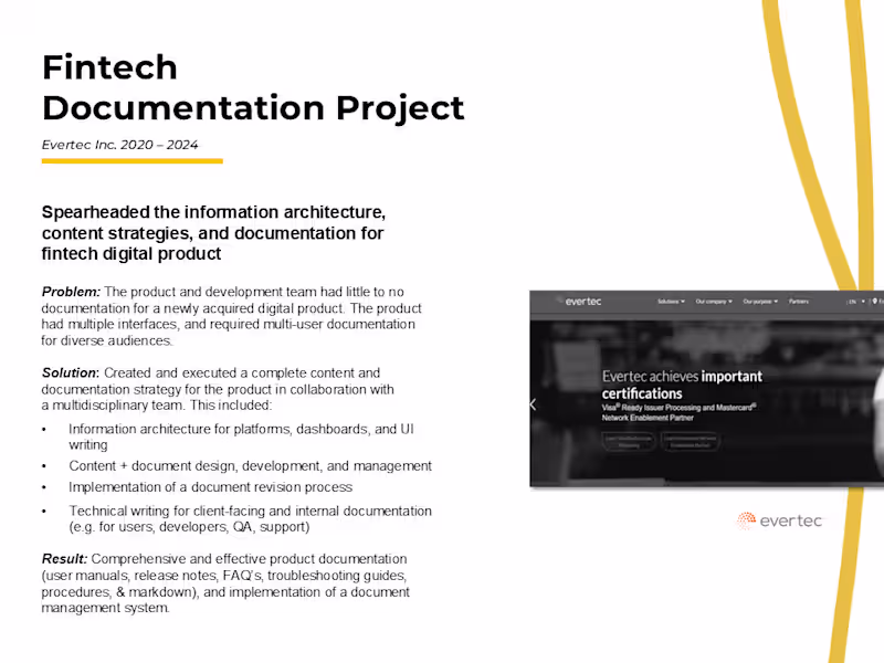 Cover image for Fintech Documentation Project 