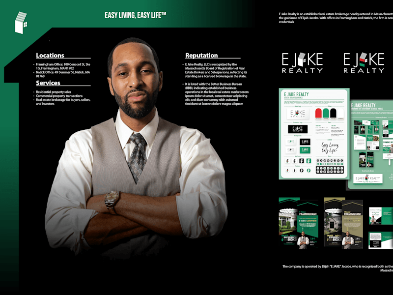 Cover image for E-JAKE REALTY Branding Designs