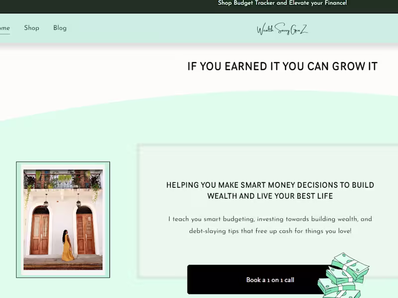 Cover image for Website Project ft Money Coach