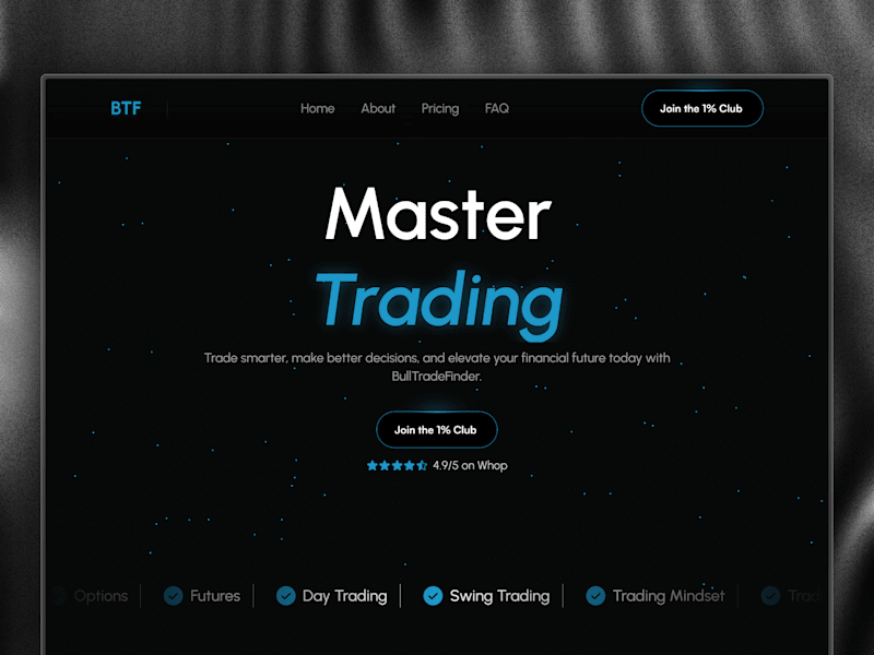 Cover image for BullTradeFinder | Multi page website in Framer 