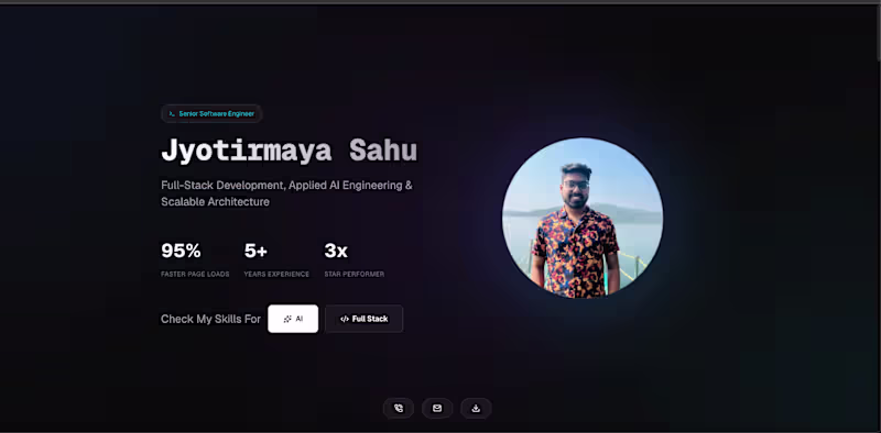 Cover image for Hi there 👋 I’m a Full-Stack / Frontend Engineer with strong...