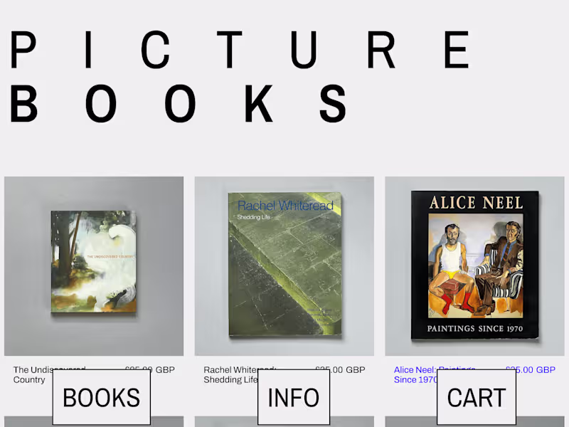 Cover image for Picture Books Bookshop - Headless Shopify e-commerce platform 