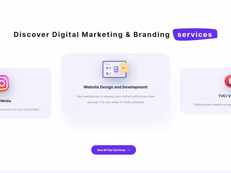 Cover image for Website design