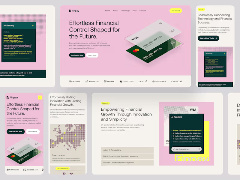 Cover image for Finpay - Finance SaaS Responsive Landing Page