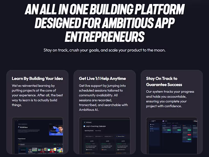 Cover image for The "Dreams Into Apps" Accelerator