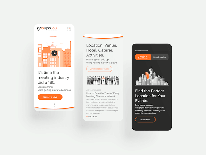 Cover image for Groups360 – Landing Page