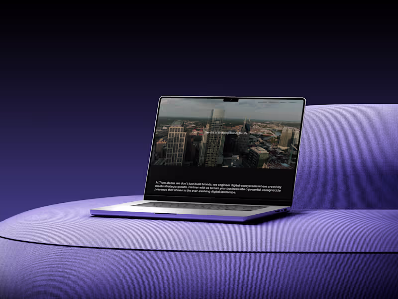 Cover image for Digital Ecosystem for Tiam Media: Brand Identity & Framer Build