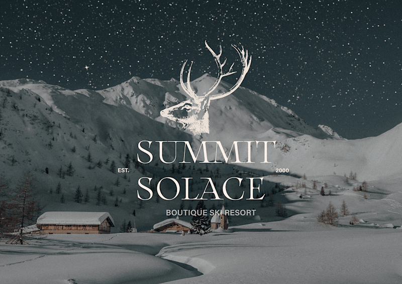 Cover image for Summit Solace: A boutique ski resort: Behance