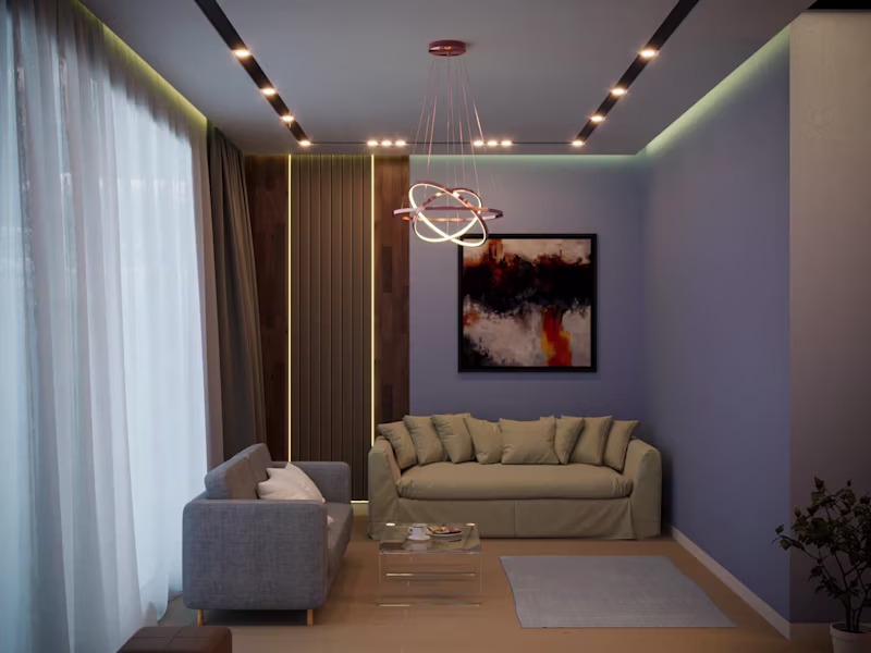 Cover image for 3D Living Room And Furnitures