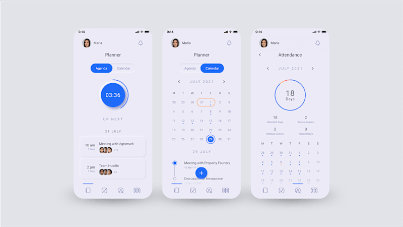 Cover image for HR Work App UI Design