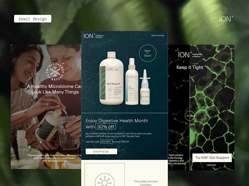 Cover image for Email Template Design - Micriobiome Consumer Product
