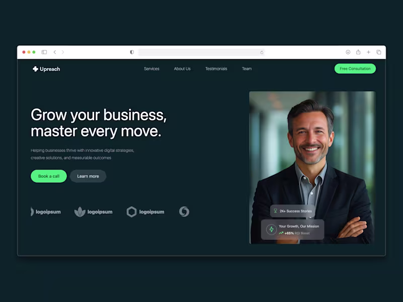 Cover image for Business Coaching Website