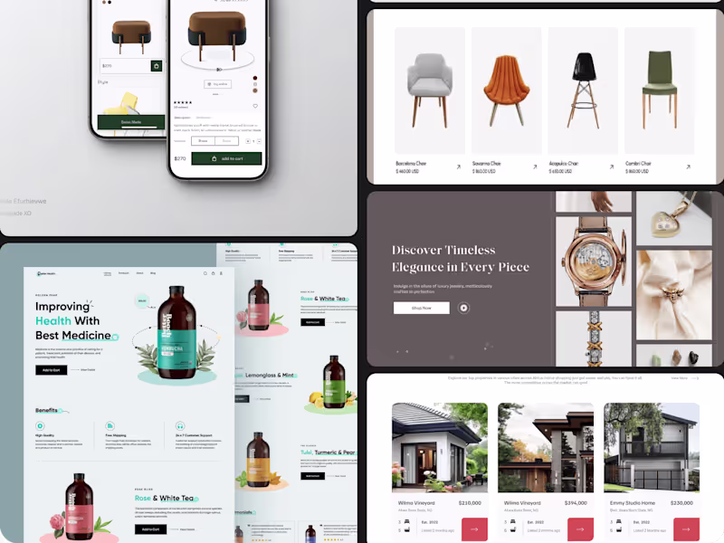 Cover image for I'll deliver a design or redesign of your e-commerce websites.