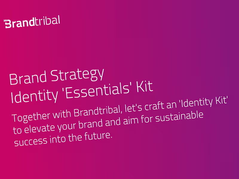 Cover image for Brand Strategy - Identity ‘Essentials’ Kit